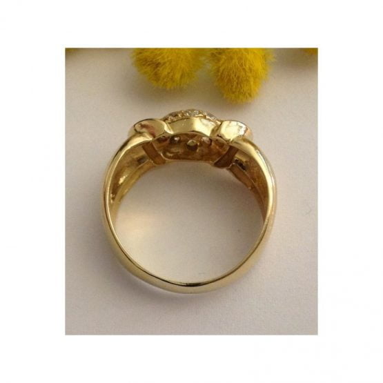 Anello in oro giallo 18kt con Cubic Zirconia - gr. 6.26