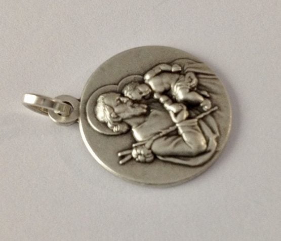 925 STERLING SILVER SAINT JOSEPH MEDAL - Image 4